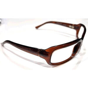 Maui Jim MJ189 Lagoon No Lenses Brown Wrap Sunglasses Frame Only Italy 62-20 120